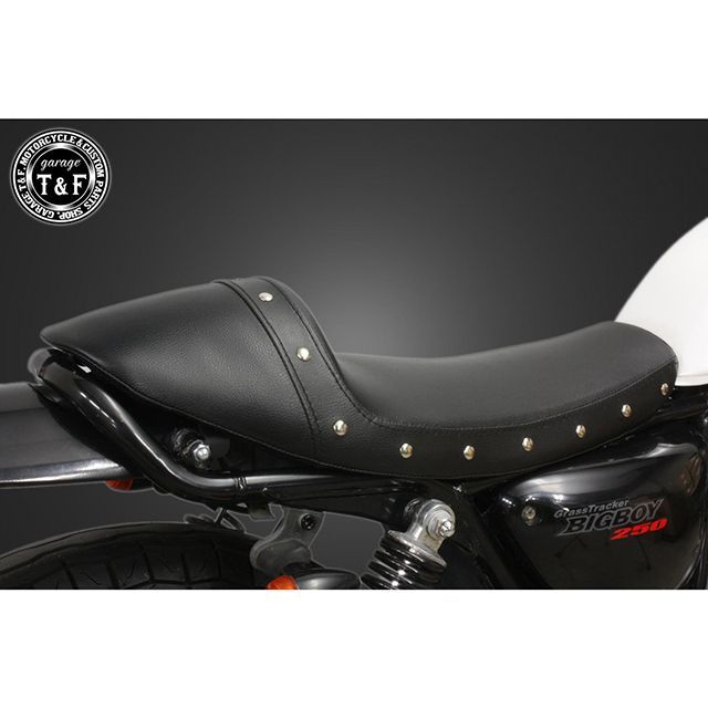 ガレージT&F グラストラッカー グラストラッカービックボーイ グラストラッカー250 キャブモデル専用 スタッド付きカフェシート（スムース） T&F_2