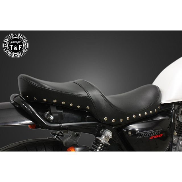 ガレージT&F グラストラッカー グラストラッカービックボーイ グラストラッカー250 キャブモデル専用 スタッド付きツーリングシート（スムース） …_2