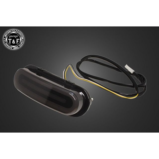 車宿りT&F レブル250 レブル500 レブル250/500 純然たるどろ除け専用LED尻っ方照明ランプ（まっ黒い水晶体） T&F