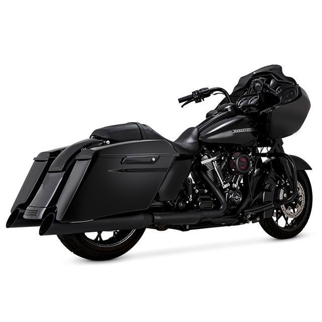 バンス ツーリングファミリー Backslash450 スリップオン ブラック マフラー VANCE&amp;HINES