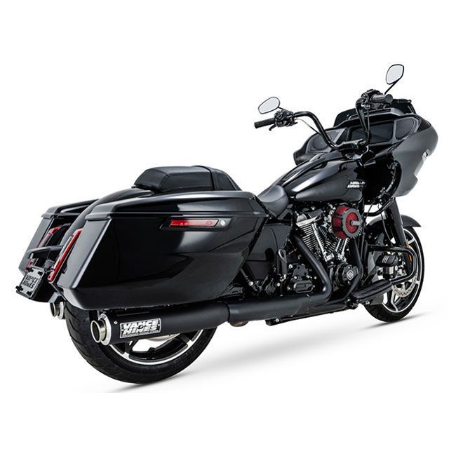 バンス ツーリングファミリー Supersport スリップオン ブラック マフラー VANCE&amp;HINES