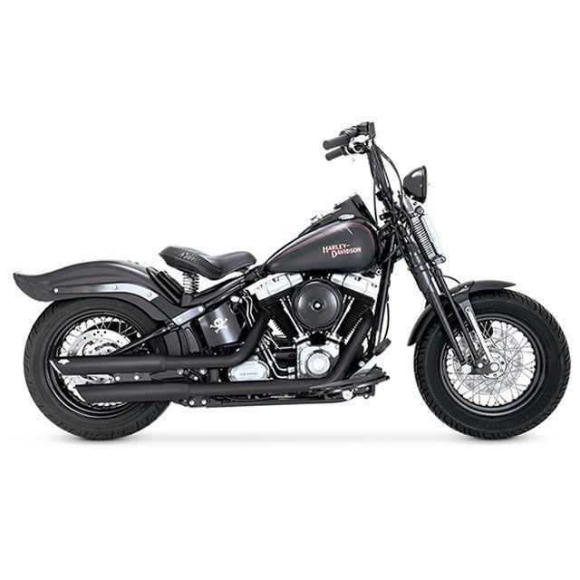 バンス TwinSlash 3in S/O 3インチ スリップオン ブラック マフラー VANCE&amp;HINES