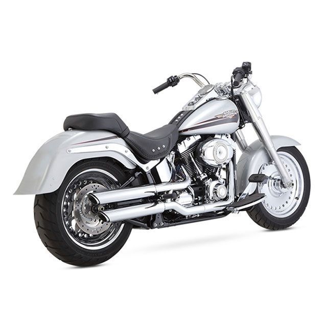 バンス TwinSlash 3in S/O 3インチ スリップオン ブラック マフラー VANCE&amp;HINES