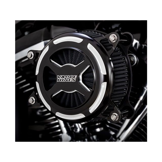 バンス VO2 エアインテイク X 白黒コントラスト VANCE&HINES