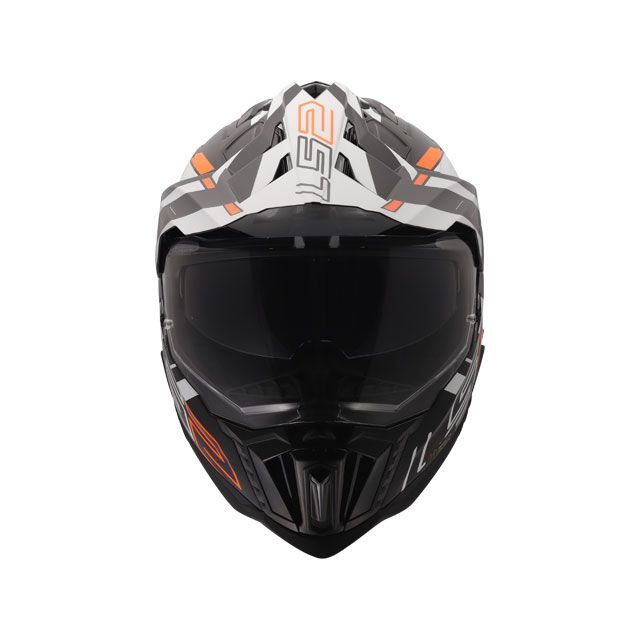 エルエスツーヘルメット LS2 EXPLORER PLUS F（ブラック オレンジ
