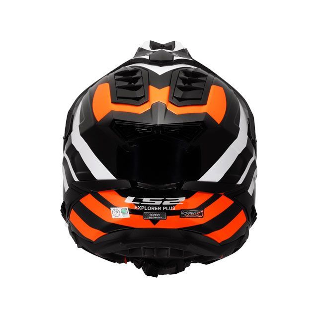 エルエスツーヘルメット LS2 EXPLORER PLUS F（ブラック オレンジ