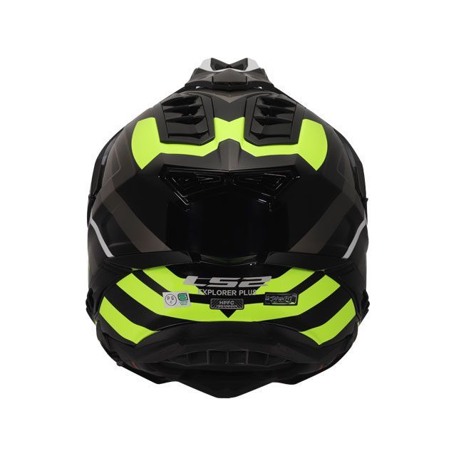 エルエスツーヘルメット LS2 EXPLORER PLUS F（ブラック イエロー