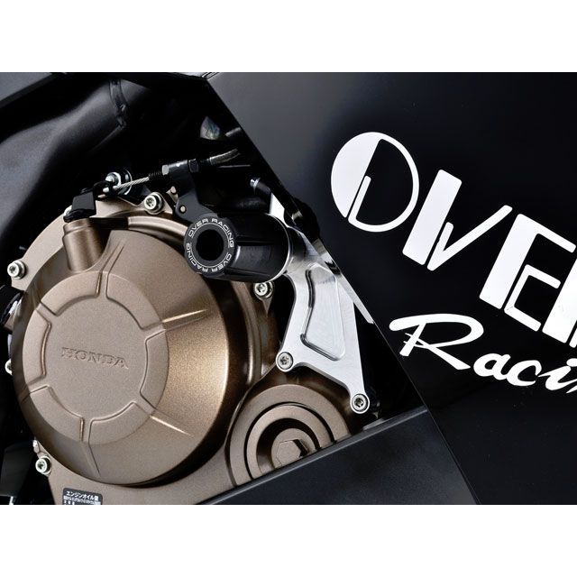 オーバーレーシング CBR400R レーシングスライダー カラー ブラック OVER RACING