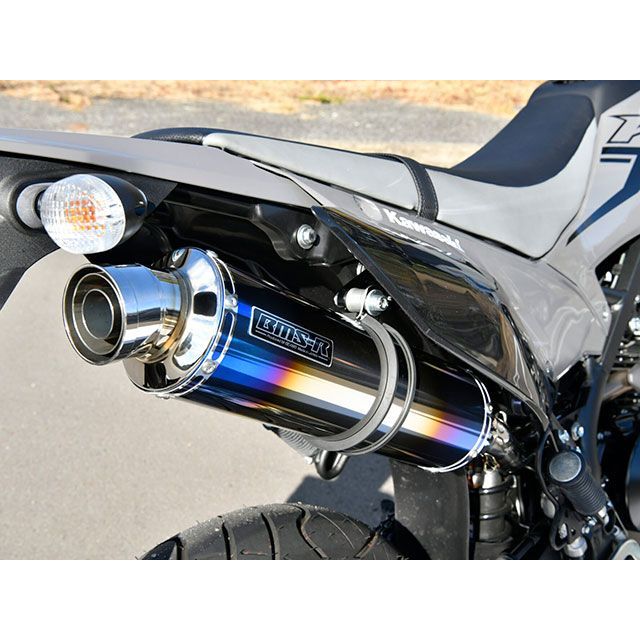 ビームス KLX230/シェルパ/SM R-EVO スリップオン ヒートチタン