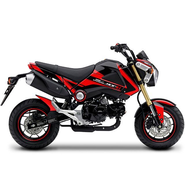 【メーカー直送】エムディーエフ グロム GROM（13-15） グラフィックキット アタッカーモデル 車体色：ブラック用レッドタイプ コンプリートセ…_1