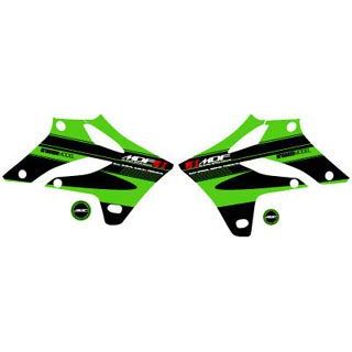 【メーカー直送】エムディーエフ KLX250 KLX250（05-07） グラフィックキット アタッカーモデル グリーンタイプ タイプ シュラウドセ…