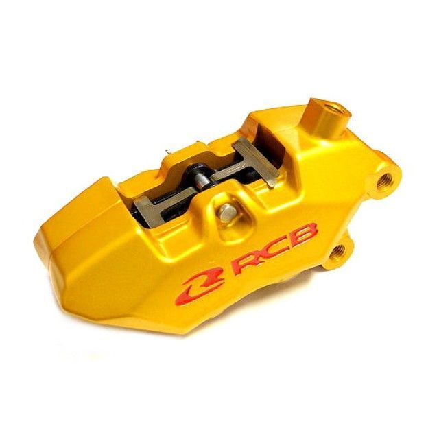 KN企画 汎用 RCB 4POT ブレーキキャリパー R1 SERIES 40mmピッチ（ゴールド） kn926