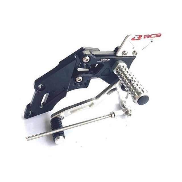 KN企画 YZF-R25 YZF-R3 RCB バックステップ（YZF-R25/R3）RS-1（ブラック/シルバー） kn926