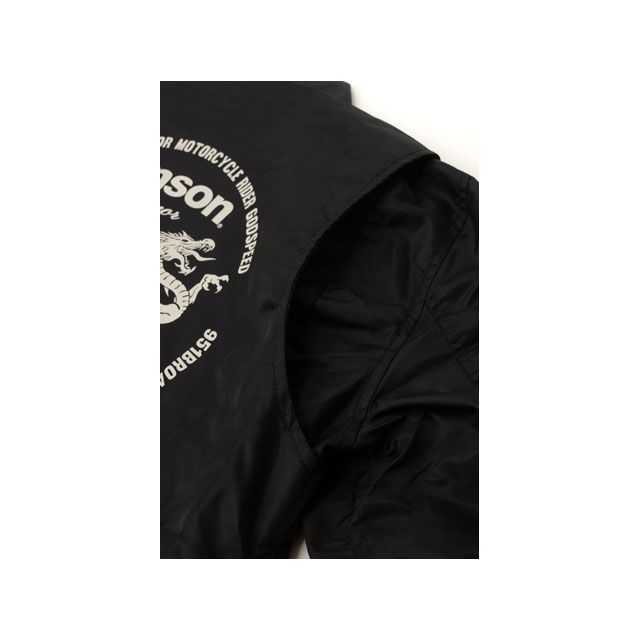 バンソン 2026春夏ひな型 SVS2605S コーチジャケット（黒いこと） 大きさ L VANSON