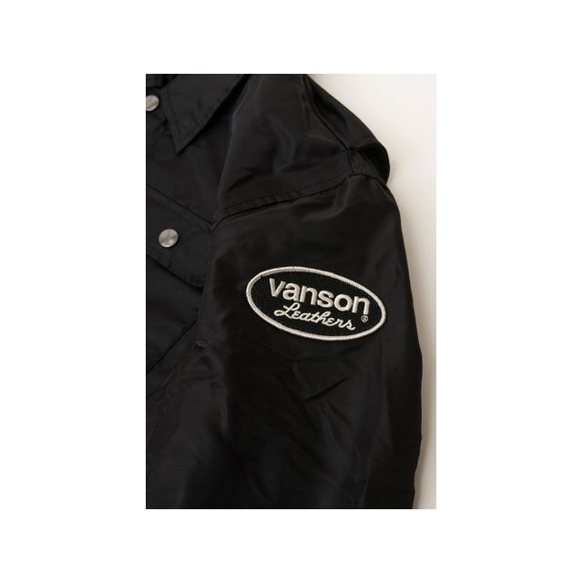 バンソン 2026春夏ひな型 SVS2605S コーチジャケット（黒いこと） 大きさ L VANSON