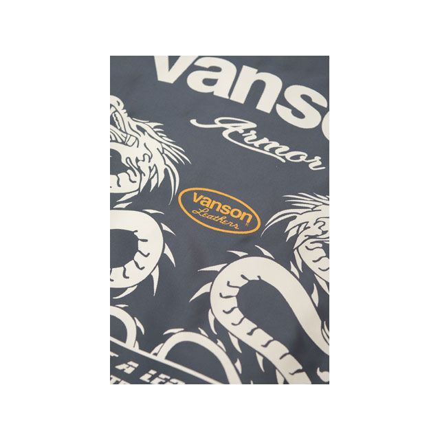 バンソン 2026春夏ひな型 SVS2605S コーチジャケット（薄墨色） 大きさ M VANSON