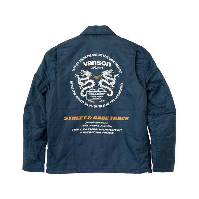 バンソン 2026春夏ひな型 SVS2605S コーチジャケット（米国海軍） 大きさ 3XL VANSON