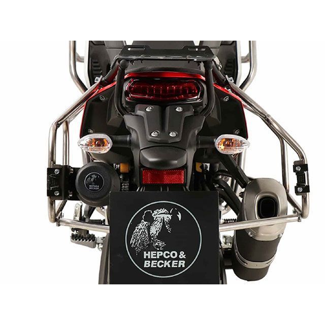 ヘプコ＆ベッカー Tenere 700/Rally サイドキャリア カットアウト（ステンレス） HEPCO＆BECKER