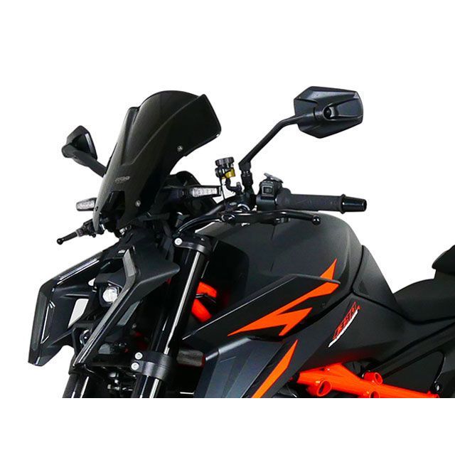 【特価品】エムアールエー 1390 SUPER DUKE R スクリーン レーシング（ブラック） MRA