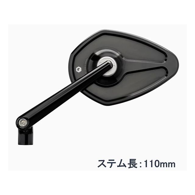 モトガジェット 汎用 mo.ビュー スポーツ ステム長110mm ガラスレス