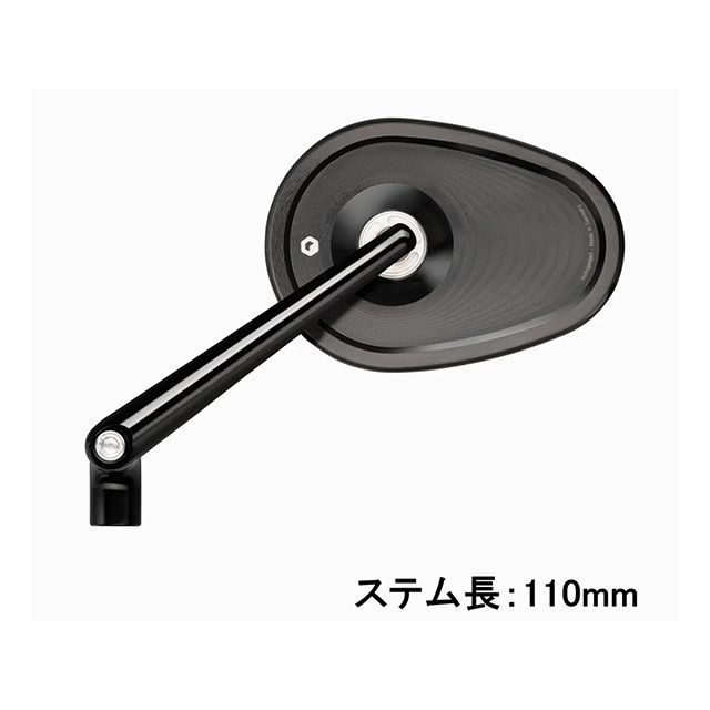 モトガジェット 汎用 mo.ビュー クラブ ステム長110mm ガラスレスミラー（1個） motogadget
