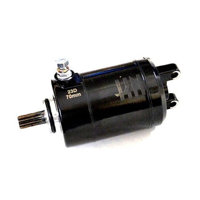 KN企画 ハイパワーブラックモーター70mm（シグナスX/BWS125/マジェS/SMAX）強化セルモーター kn926