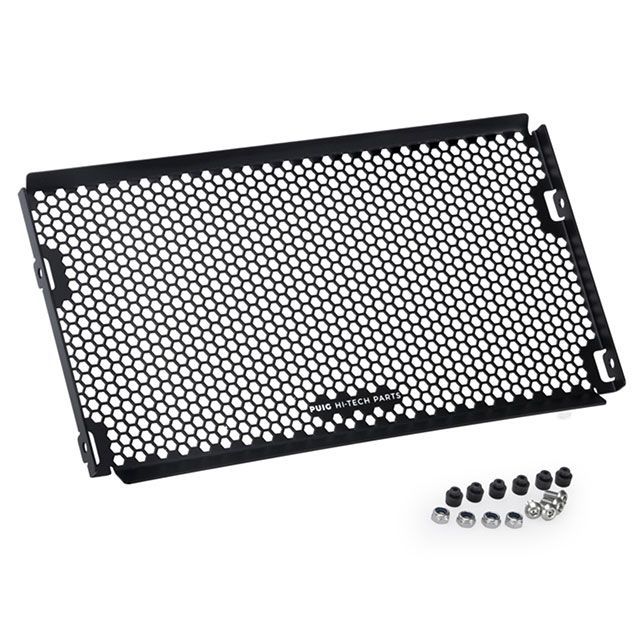 プーチ MT-07 MT-07 Y-AMT ラジエータープロテクター 高強度アルミニウム製（ブラック） Puig