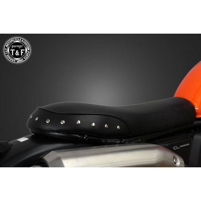 ガレージT&F CL250 CL250 スタッド付きフラットシート/スムース（ブラック） T&F_2