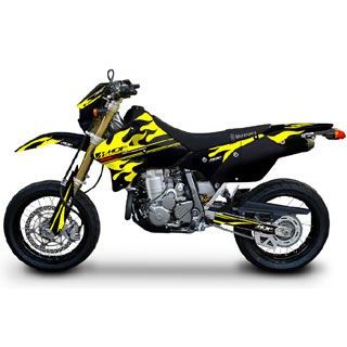 【メーカー直送】エムディーエフ DR-Z400SM DR-Z400SM 全年式 グラフィックキット ファイアーモデル イエロータイプ タイプ コンプ…の通販は