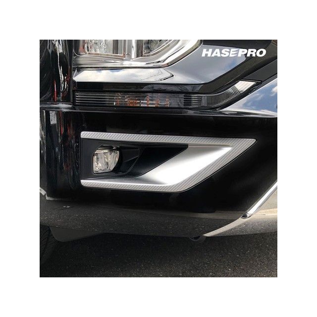 ハセプロ ミツビシ デリカD：5 CV1W（2019.2〜）※後期ディーゼル フォグランプガーニッシュ ガンメタ HASEPRO