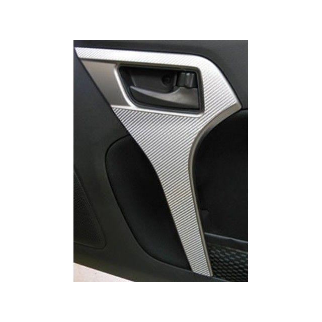 ハセプロ ダイハツ コペン LA400K（2014.6〜）※GRコペン除く インナードアハンドルパネル シルバー HASEPRO