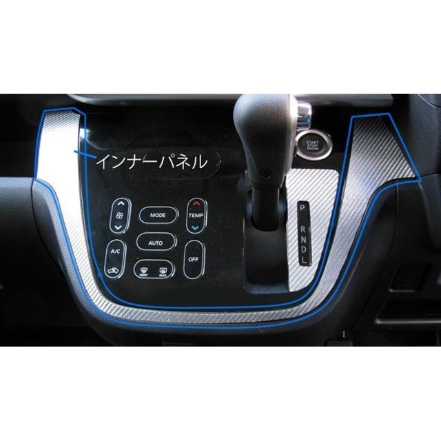 ハセプロ ミツビシ ekスペース カスタム B11A（2014.2〜） インナーパネル ガンメタ HASEPRO