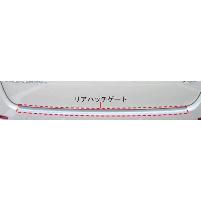 ハセプロ トヨタ アルファード・ヴェルファイアGGH/ANH20系（08.5〜） リアハッチゲート シルバー HASEPRO