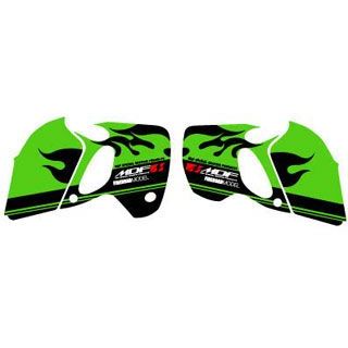 【メーカー直送】エムディーエフ KSR50/80/110 KSR50/80/110 全年式 グラフィックキット ファイアーモデル グリーンタイプ タ…