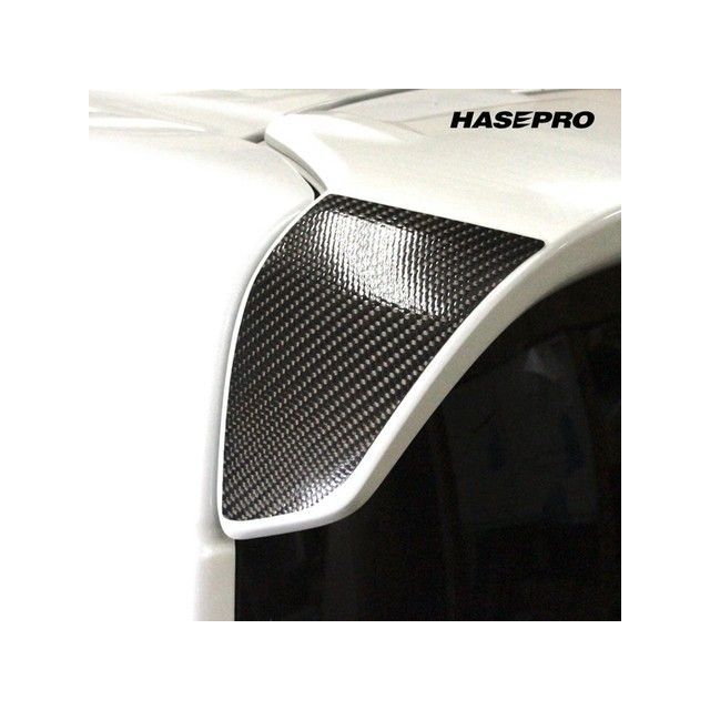 ハセプロ ホンダ N-BOXカスタム JF3・4（2017.9〜）MC後も適応 リアウイングサイド ブラック HASEPRO