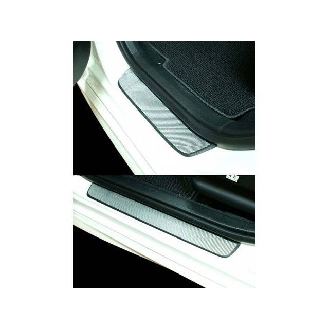 ハセプロ ホンダ エディックスBE8 スカッフプレート 黒 HASEPRO