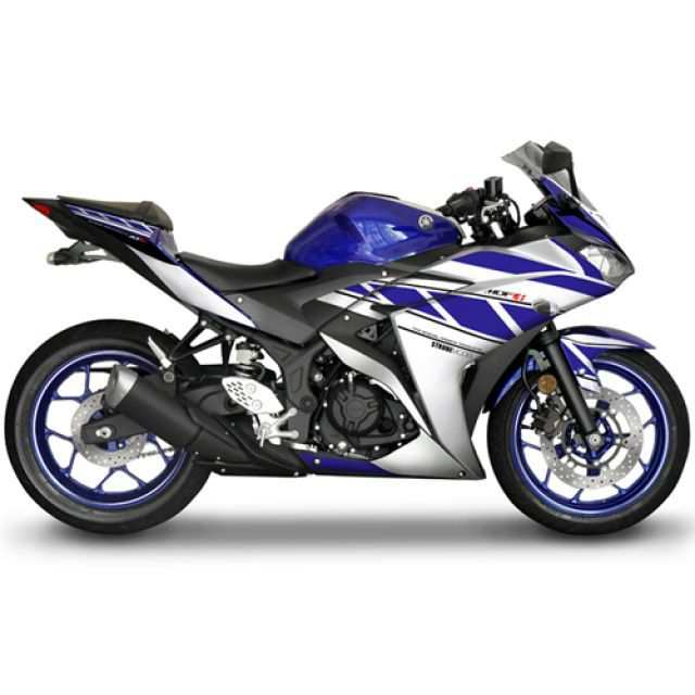 【メーカー直送】エムディーエフ YZF-R3/R25 YZF-R3/R25（15-18） グラフィックキット ストロボモデル ブルータイプ タイプ …