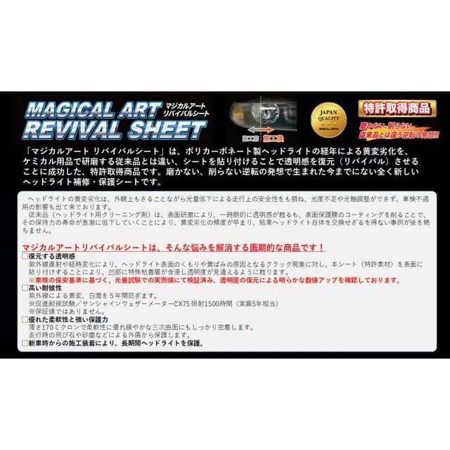 ハセプロ マジカルアートリバイバルシート 前照灯用 スズキ カップチーノ EA11/21R（1991.11〜1998.10） HASEPRO
