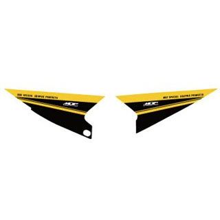 【メーカー直送】エムディーエフ WR250X WR250X（08-） グラフィックキット ストロボモデル パンプキンイエロータイプ タイプ サイドカ…の通販は