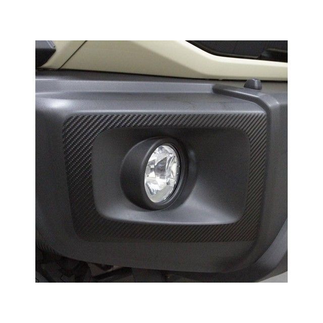 ハセプロ 工芸居敷きNEO スズキ ジムニーシエラ JB74W（2019.10〜） フォグランプガーニッシュ 黒いこと HASEPRO