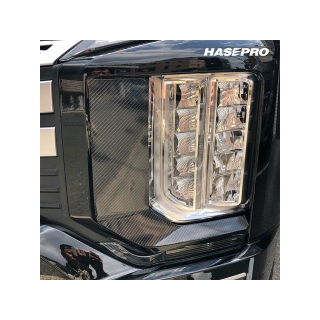 ハセプロ アートシートNEO ミツビシ デリカD：5 CV1W（2019.2〜）※後期ディーゼル ヘッドライトサイドガーニッシュ ブラック HASE…
