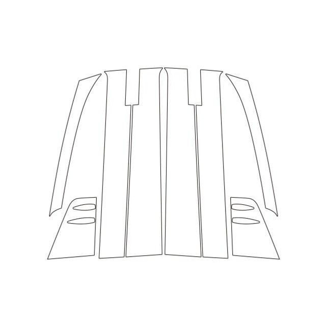 ハセプロ アートシートNEO ダイハツ ウェイク LA700S/710S（2014.11〜） バイザーカット フルセット 4P×左右 ブラック HA…