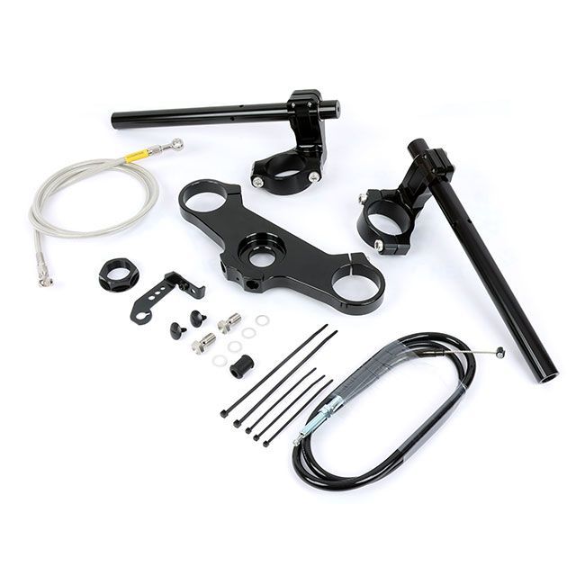アクティブ XSR900 セパハン＆トップブリッジセット（ブラック） ACTIVE
