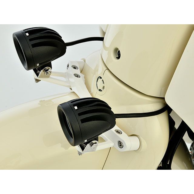 オーバーレーシング スーパーカブ C125 フォグランプステー（ホワイト） OVER RACING