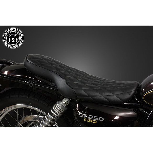 ガレージT&F ST250E ST250 ST250E ショートフラットシート（ダイヤ） T&F