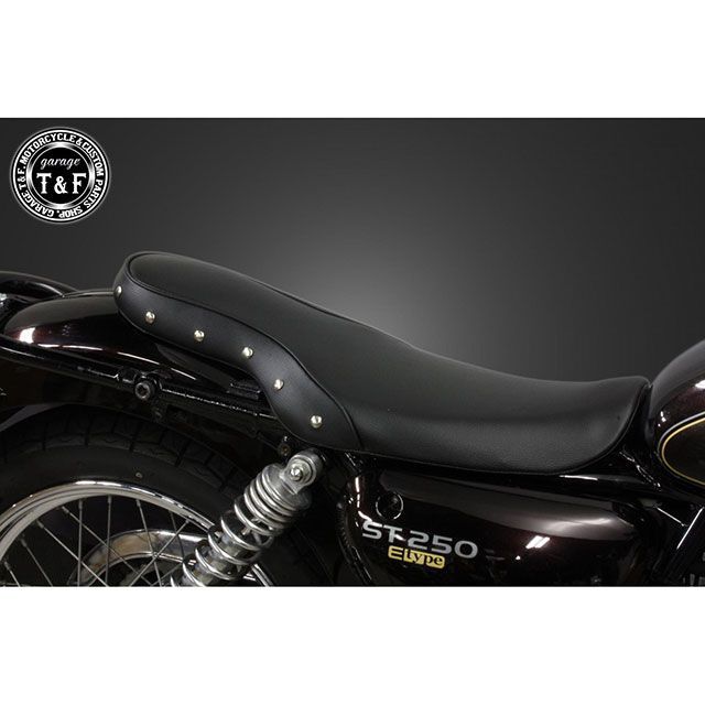 ガレージT&F ST250E ST250 ST250E スタッド付きショートフラットシート（スムース） T&F