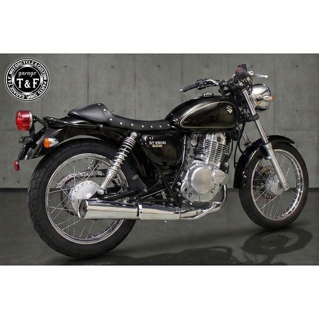 ガレージT&F ST250E ST250 ST250E スタッド付きカフェシート（スムース） T&F_5