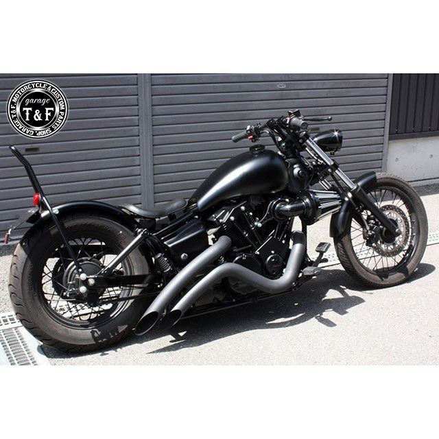ガレージT&F ドラッグスター250 ドラッグスター250 VSソロシート＆リジットマウント用ステーSET タイプ ダイヤ/ブラック T&F_5