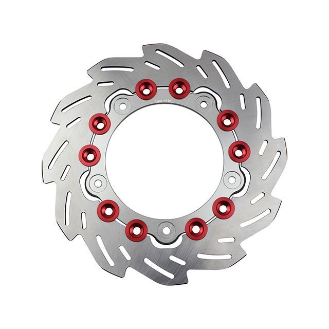 シフトアップ フロントウェーブディスクローター220mm/純正サイズ（インナー：SILVER/ピン：RED） SHIFTUP