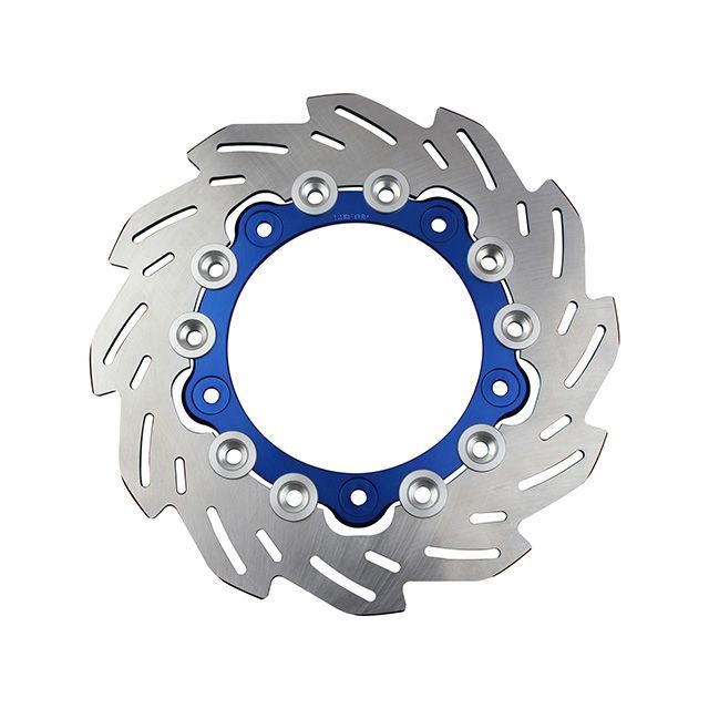 シフトアップ フロントウェーブディスクローター220mm/純正サイズ（インナー：BLUE/ピン：SILVER） SHIFTUP